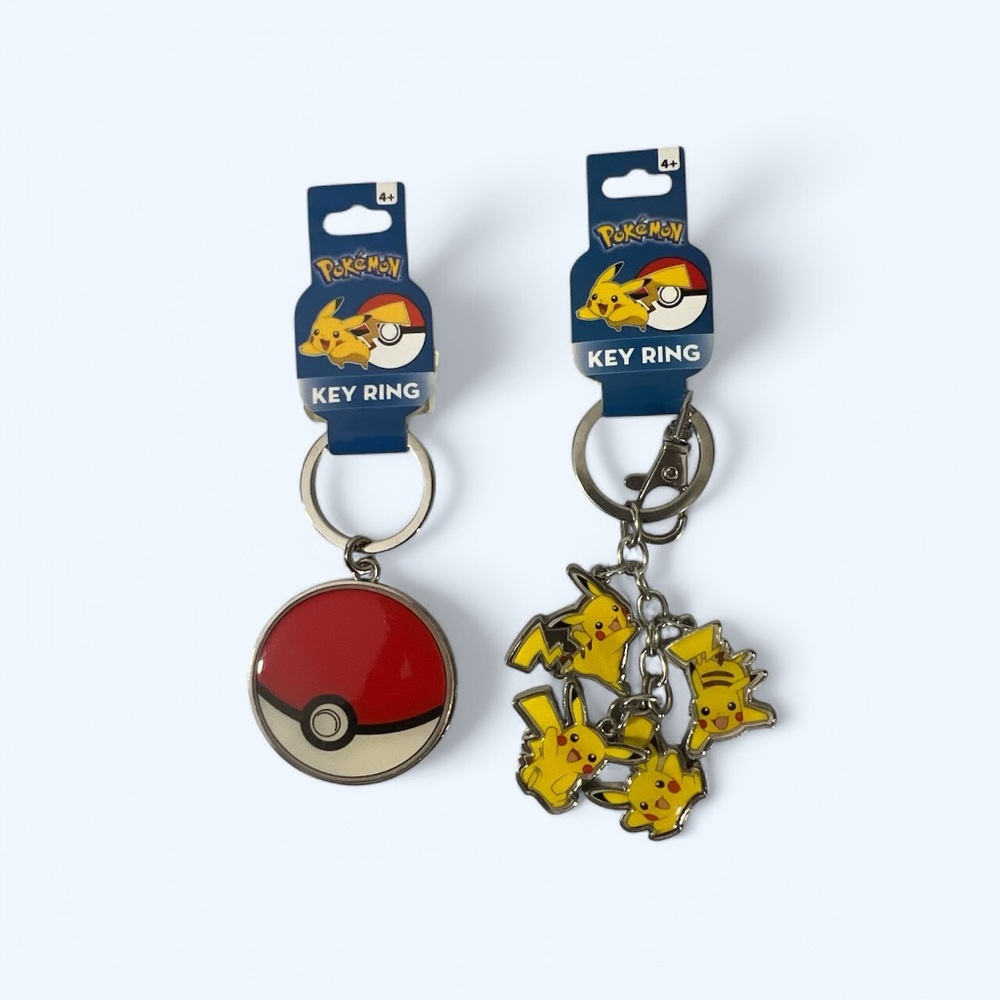 POKEMON KEYCHAIN LOT Key Ring Set